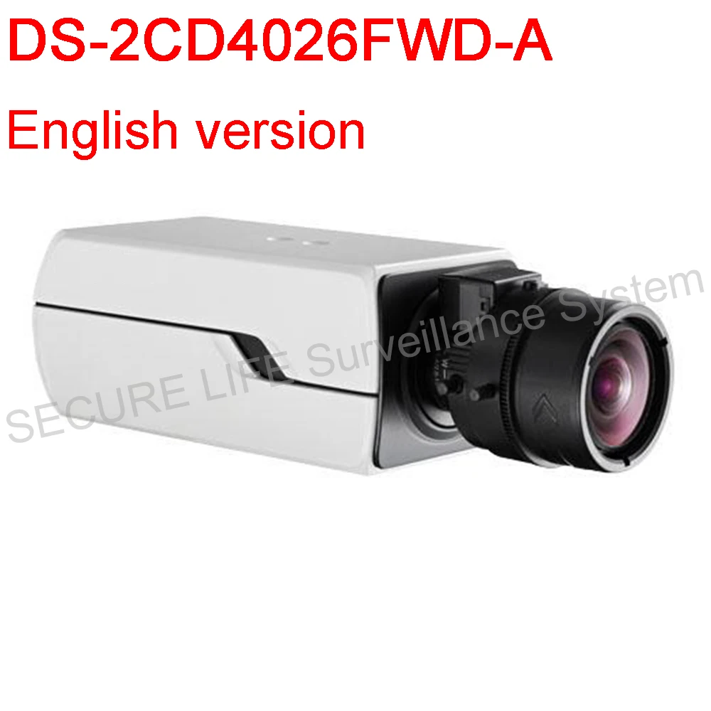 free shipping DS-2CD4026FWD-A English version 2MP Low Light Smart Camera Auto Back Focus Support 128G on-board storage