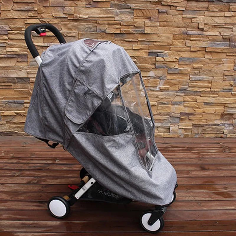 Good Buy Rain-Cover Stroller-Accessories Baby-Stroller Xiaomi Universal Yoyaplus with Windows KyqbWA9E