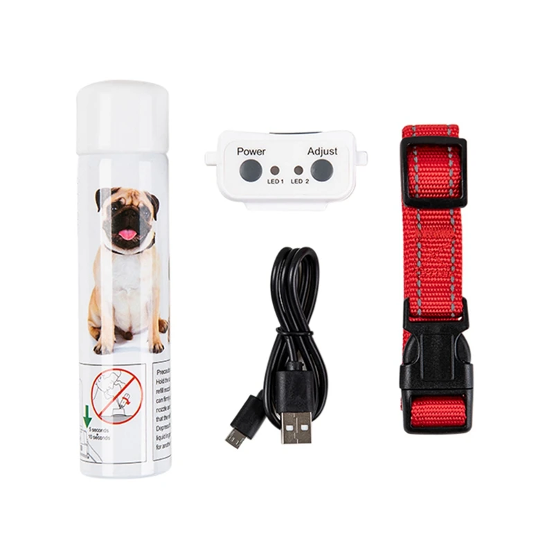 

Dog Bark Collar Charging Safe And Harmless Automatic Spray Snoring Training Collar Dog Training Collar Rechargeable Waterproof