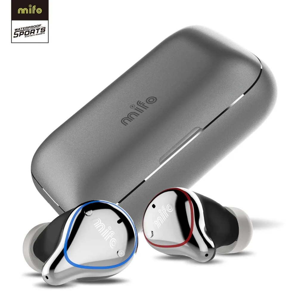 

Mifo O5 Bluetooth 5.0 earphones Hifi Wireless headset IPX7 Waterproof earplug Built-in Microphone Stereo Sound Bluetooth Earbuds