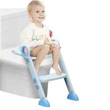 

Kidsrun Baby Potty Training Seat Children's Potty Baby Toilet Seat With Adjustable Ladder Infant Toilet Training Folding Seat