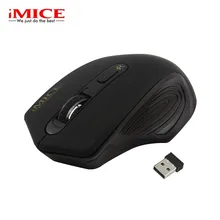 IMICE 2,4 ГГц Беспроводная оптическая мышь мини-компьютер USB мыши dpi Регулируемая игровая мышь с usb-приемником для ПК ноутбука планшета