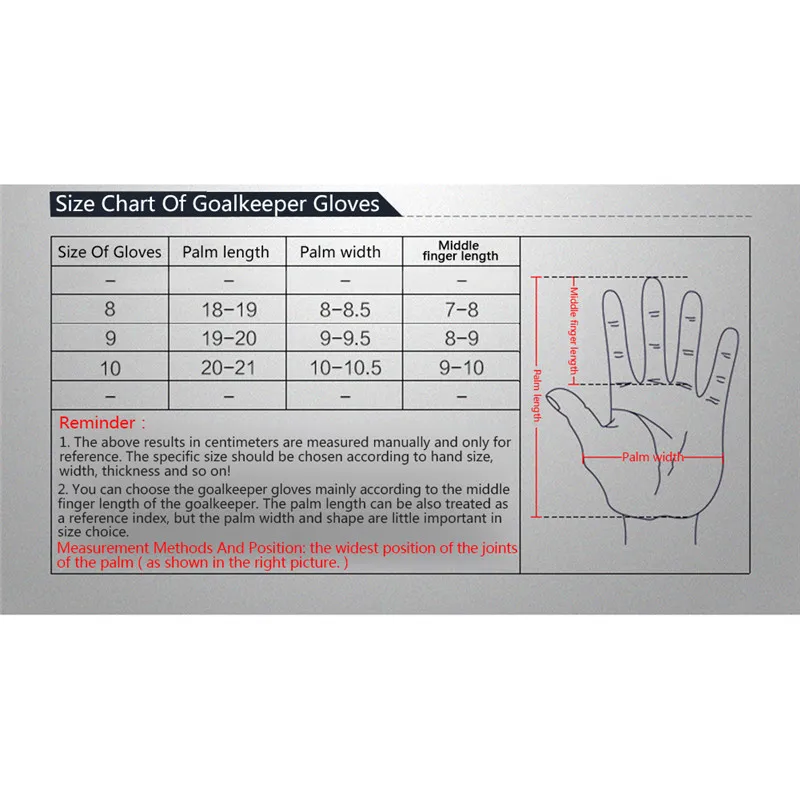 Профессиональный вратарь детские перчатки защита пальцев уплотненный латекс футбол футбольные инструменты Перчатки вратарские перчатки Size8.9