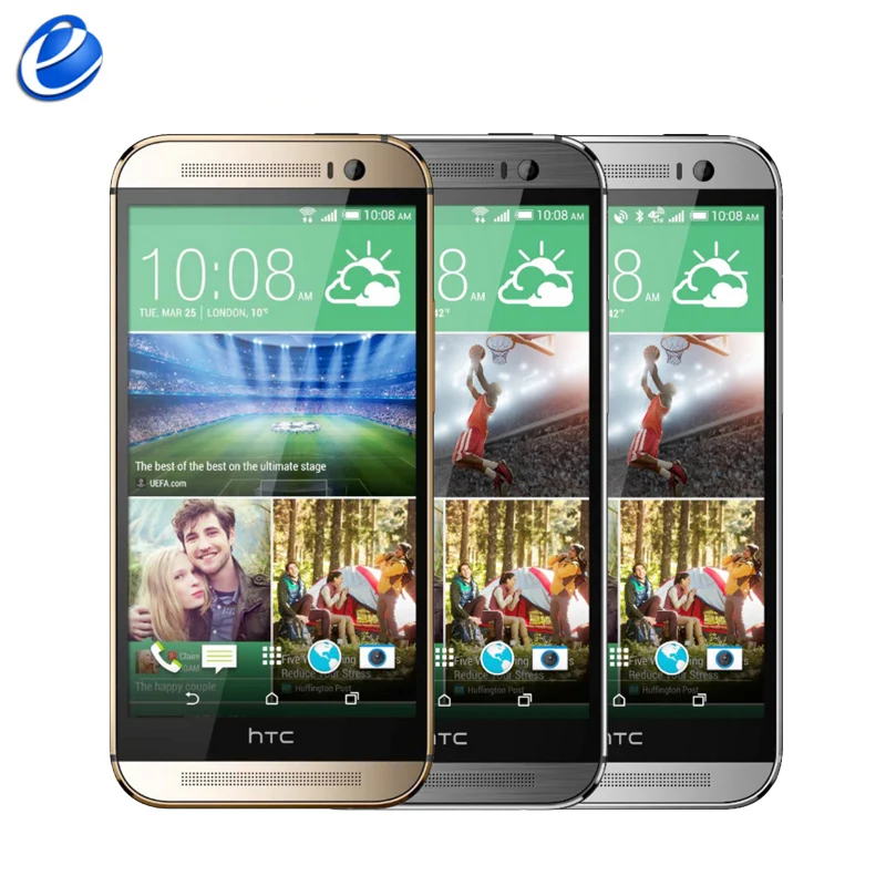 

Unlocked Original HTC One M8 GSM 3G 4G 3 Cameras Android 5.0 6.0 Quad core 2GB 32GB Mobile Phone 5.0" 4MP refurbished cellphone