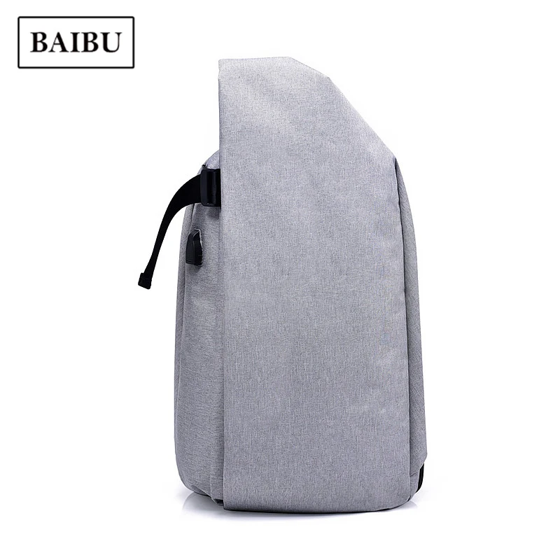 

Men Backpack 2018 New Arrival Solid Color Casual Anti-theft Laptop Backpacks for 13.3'' Notebook Computer Bag Teenager Schoolbag