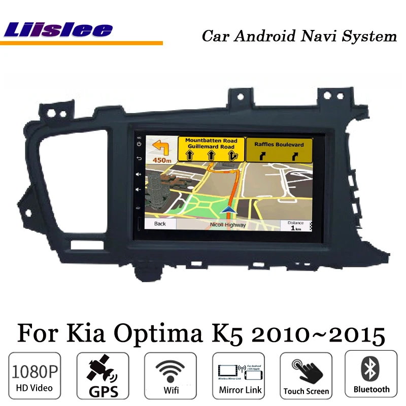 Clearance Liislee For Kia Optima K5 Right Hand Drive RHD 2010~2015 Car Radio Android NAVI Map Navigation Multimedia System BT Radio No DVD 1