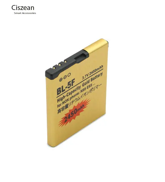 Ciszean BL 5F / BL5F 2450mAh умный мобильный телефон Золотой сменный аккумулятор + зарядное