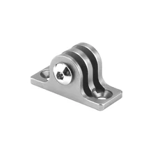 CNC Aluminum Alloy Flat Bottom Tripod Adapter Mount For Gopro Hero 5 3 4 Session Xiaomi Yi 4K H9 C30 SJCAM SJ4000 Accessories