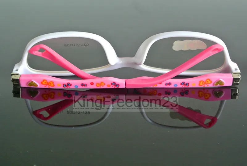 Детские весенние петли для девочек и мальчиков, розовые и белые очки в оправе, оптические очки