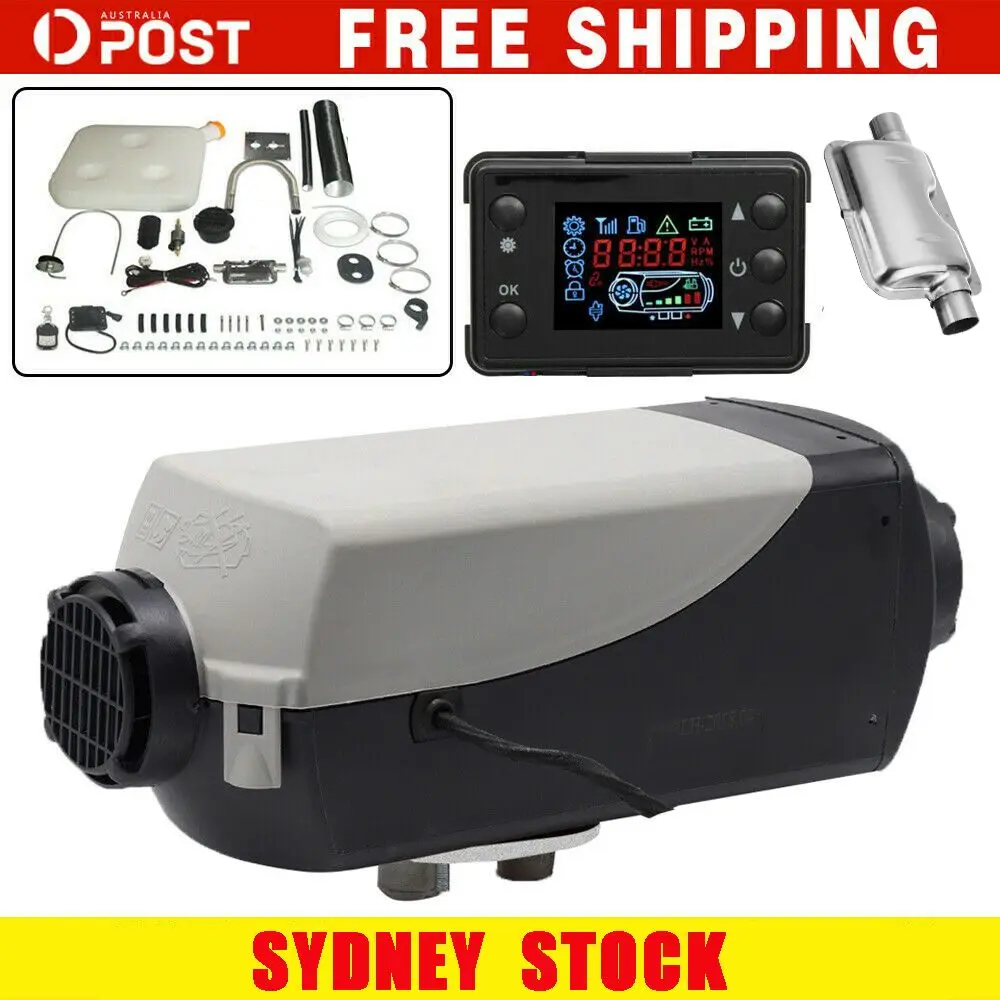 

Car Heater 3KW 12V Air Diesels Heater Parking Heater With Remote Control LCD Monitor For RV, Motorhome Trailer, Trucks, Boats