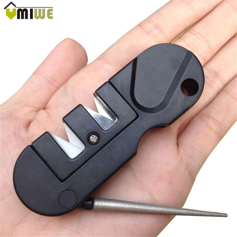 Portable Three Stages Diamond Ceramic Knife Sharpener Professional