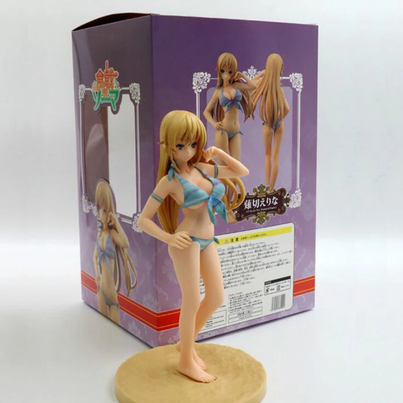 

Swimsuit Shokugeki no Soma sexy Nakiri erina anime figure cartoon comics bikini girl action model toy with box T7264