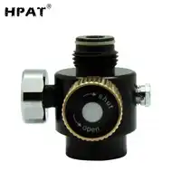 SPUNKY Airsoft PCP Paintball Tank Cylinder Adjustable Compressed Air Regulator Output Pressure 0-800psi G1/2 Thread