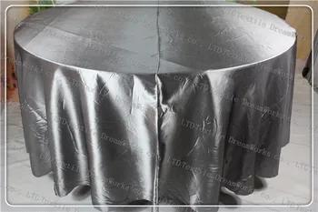 

Dark Silver Taffeta Tablecloth For Wedding Event&Party&Hotel&Banqet Supplies/Decoration(Chair Cover& Bands&Backdrop&Napkins)