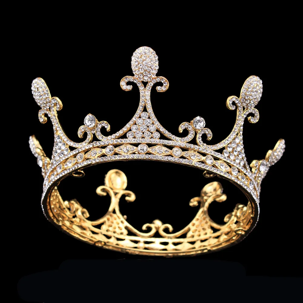 Hot European Waterdrop Royal Crowns 2017 Pageant Queen Chic Unique Full