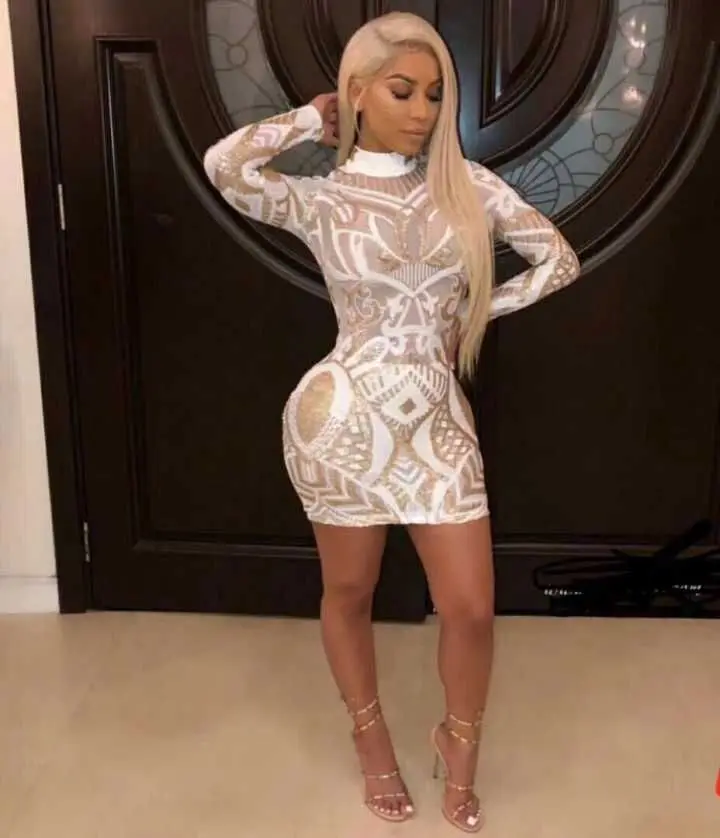 Venta De Cuello Redondo 2018 Beige Manga Al Larga Elegantes Borgoña Bodycon Nueva Por Celebridades Sexy Llegada Vendaje Fiesta Vestido Mayor Mujeres q7Tqg