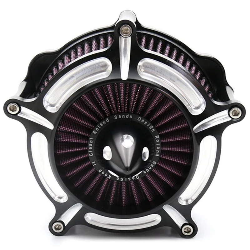 Воздушные фильтры мотоцикла турбины Воздухоочиститель воздушного фильтра для Harley Sportster Xl883 Xl1200 1991-2011 2012 2013
