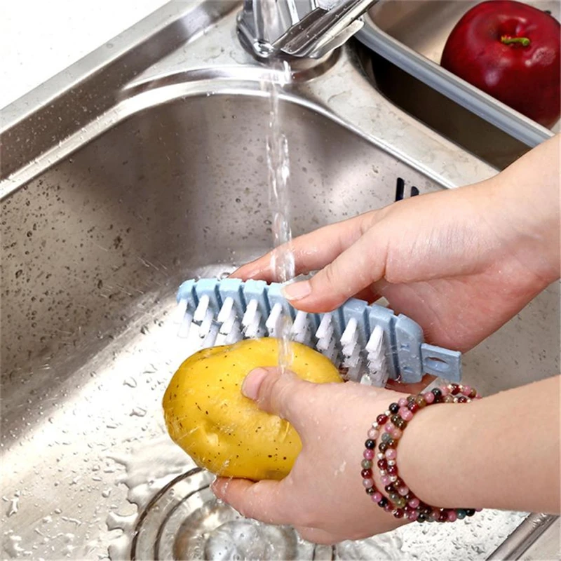  Cooking Concepts Kitchen Fruit and Vegetable Brush Veggie Scrubber Eco-Friendly easy Operation Clean Tool C0322#0              09