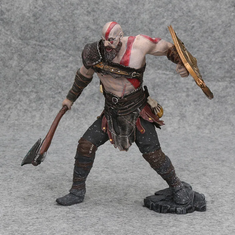 NECA Kratos God of War 3 4 призрак Спарты Кратос Рисунок Статуя ПВХ фигурка Коллекционная модель игрушки подарок brinquedos - Цвет: no box axe