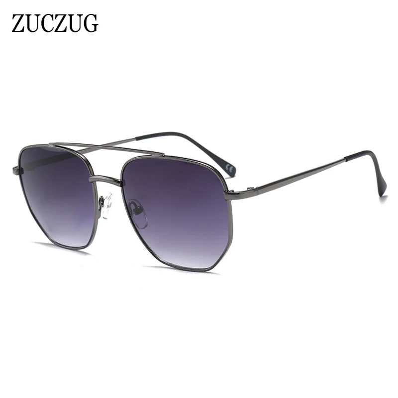 

ZUCZUG Classic Vintage Hexagon Sunglasses Women Brand Designer Metal Square Sun Glasses Retro Men Eyewear Shades Mirror UV400