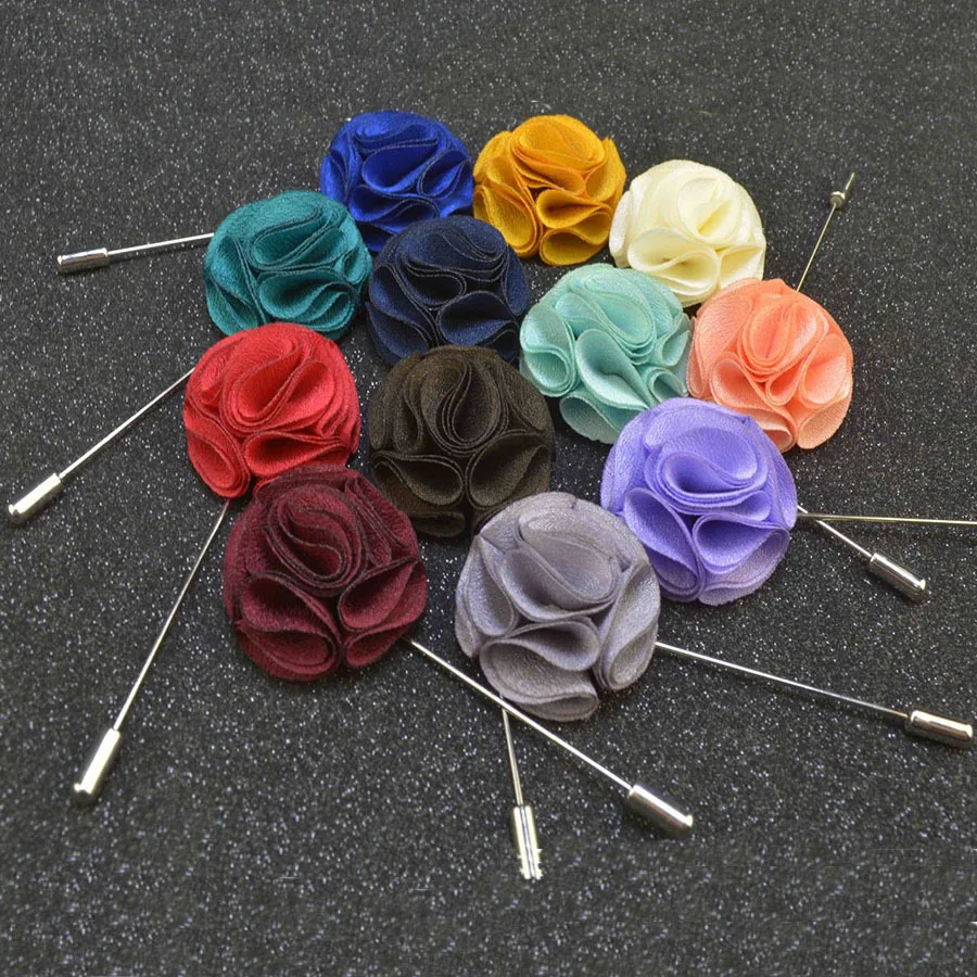 Buy Mdiger Solid Brooches Men Flower Lapels Jewelry of