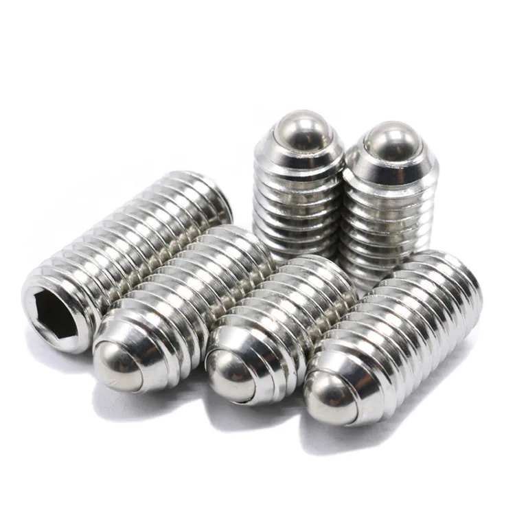 M5 Spring Hex Socket Ball Point Grub Set Screws Stainless Steel 20pcs