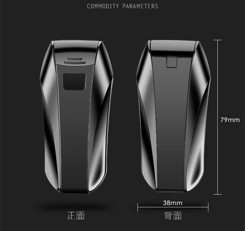 Зеркало дисплей мощность отпечатков пальцев Сенсорный двойной дуги Зажигалка USB импульсные зажигалки для сигар мужские прикуриватели подарки