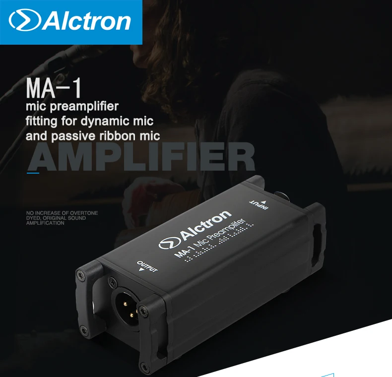 Alctron MA-1 Professional Microphone Preamplifier microphone for computer