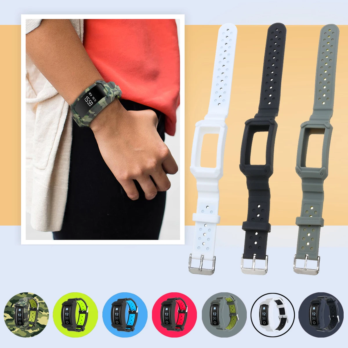 Регулируемый ремешок для смарт часов Samsung Gear Fit2/Gear Fit 2 Pro Sport|Смарт-аксессуары| |