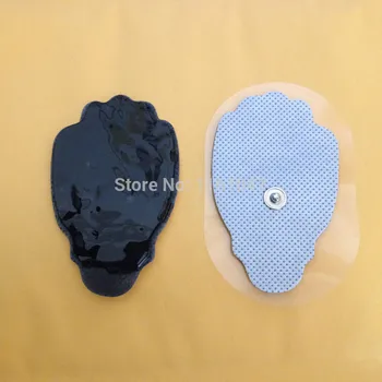 

100pcs hand shaped non-woven Self Adhesive replacement Electrode pads for muscle stimulator Tens massage machine pad