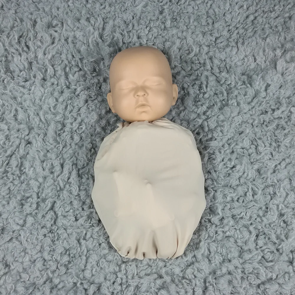 

New Newborn Swaddle Wrapping Drawstring Sack Handy Assistant Photography Prop for Boy Girl Photo shoot Wrap Infant Positioner