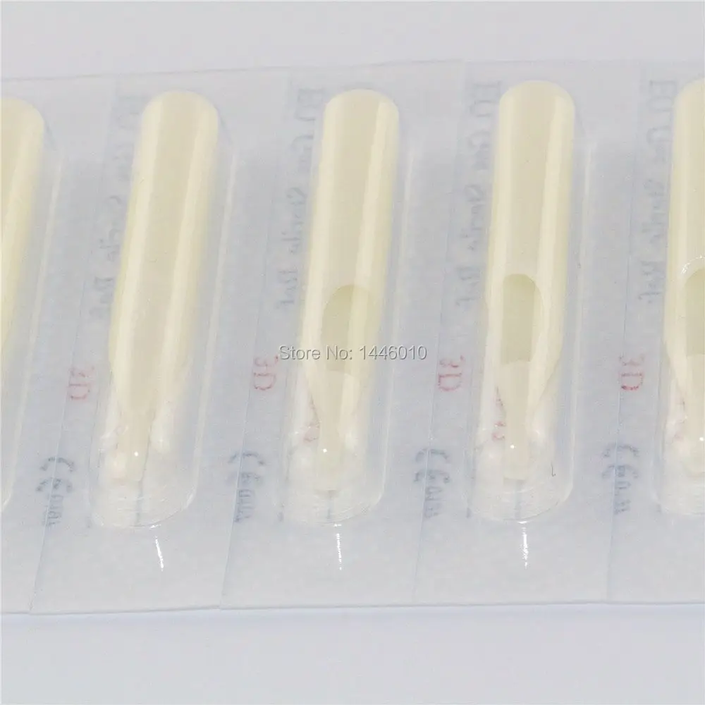5DT белые насадки трубка стерильные Ассорти пластиковые одноразовые наконечники татуировки для тату машины питания