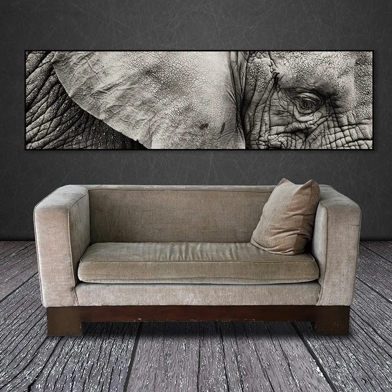 

Art picture canvas painting wall picture art prints elephant on canvas and posters no frame wall home decoration art