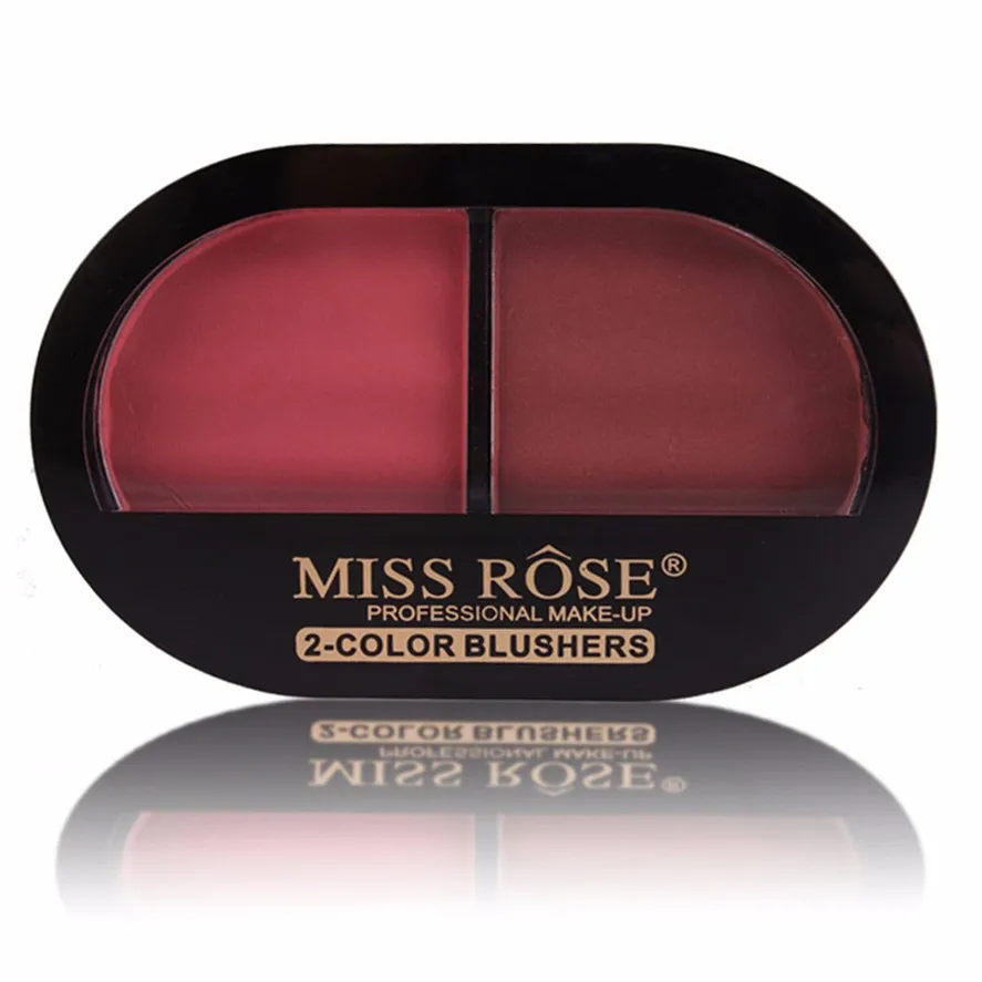 Новинка MISS ROSE 2 цвета модный косметический Контур Пудра для лица, макияж румяна палитра румян Косметические румяна er Рождественский подарок