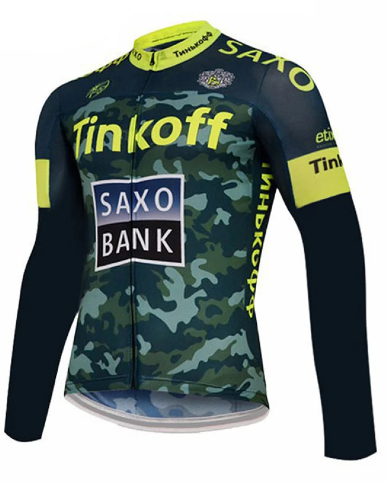 Тинькофф Pro Team Велоспорт куртки зима Термальность флисовая майка велосипед СЗ Велоспорт теплый Горный велосипед Костюмы куртка MTB1