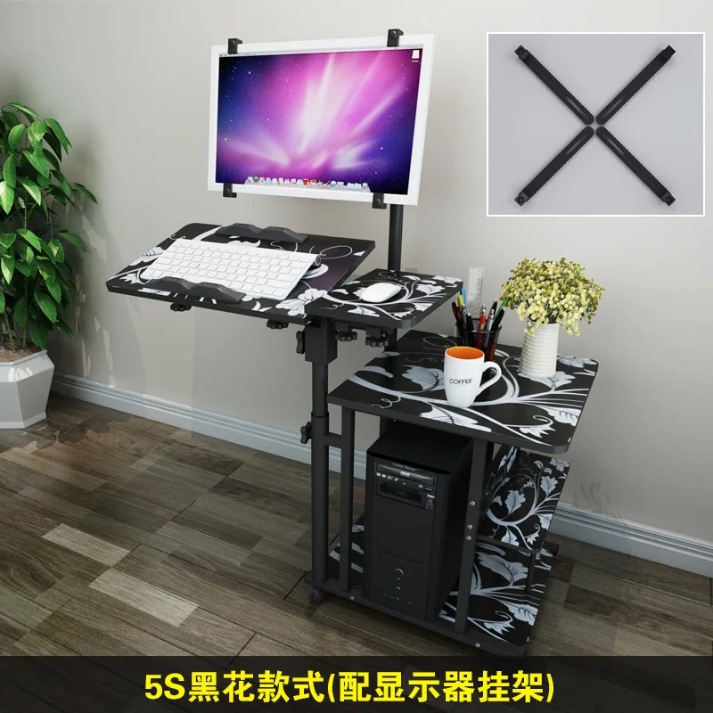 desktop Computer Table Adjustable &Portable Laptop Desk Rotate Laptop Bed Table Can be Lifted Standing Desk With Keyboard desktop Computer Table Adjustable &Portable Laptop Desk Rotate Laptop Bed Table Can be Lifted Standing Desk With Keyboard