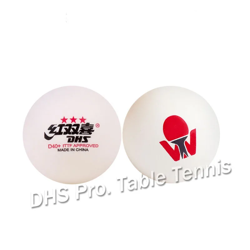 2019 Dhs Ittf World Tour мячи для настольного тенниса 3 звезды D40 + настольный теннис Новый Материал Пластик поли для пинг-понга