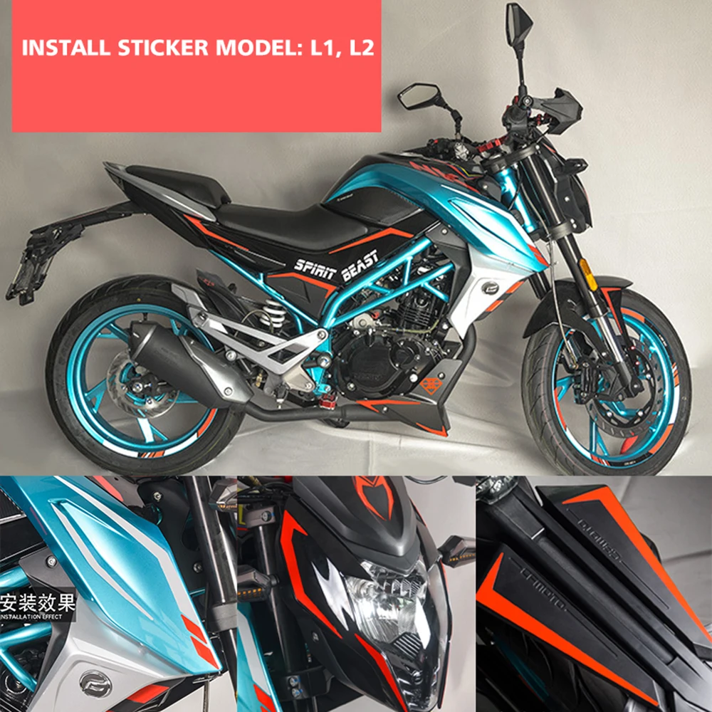 Наклейки на мотоцикл SPIRIT BEAST наклейки велосипед автомобиль квадроцикл для Honda Yamaha
