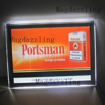 

A2 Slim Advertising LED Light Boxes,Wall Mounted Acrylic Frame LED Illuminated Panels