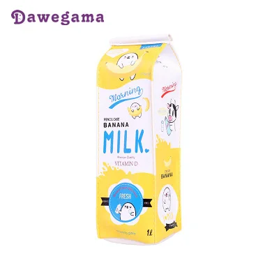Dawegama чехол для карандашей в виде бутылки с молоком милая утка ПУ сумка ручек