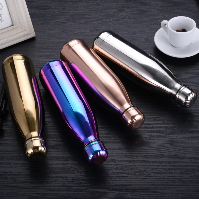 

15 Colors Outdoor Water Bottle Thermal Cup Vacuum Flask Heat Water Bottle Stainless Steel Heat Insulation Drink Bottle Mug Cup