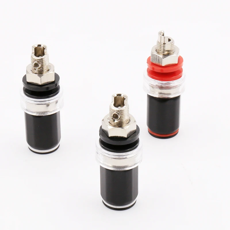 

4Pcs Audio Rhodium Plated HIFI Amplifier Speaker Terminal Socket Binding Post