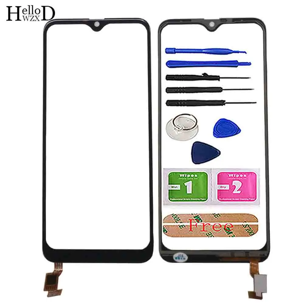

Mobile Phone Touch Screen TouchScreen For Oukitel C15 Pro Touch Screen Digitizer Panel Front Glass Lens Sensor 3MGlue Tools Gift