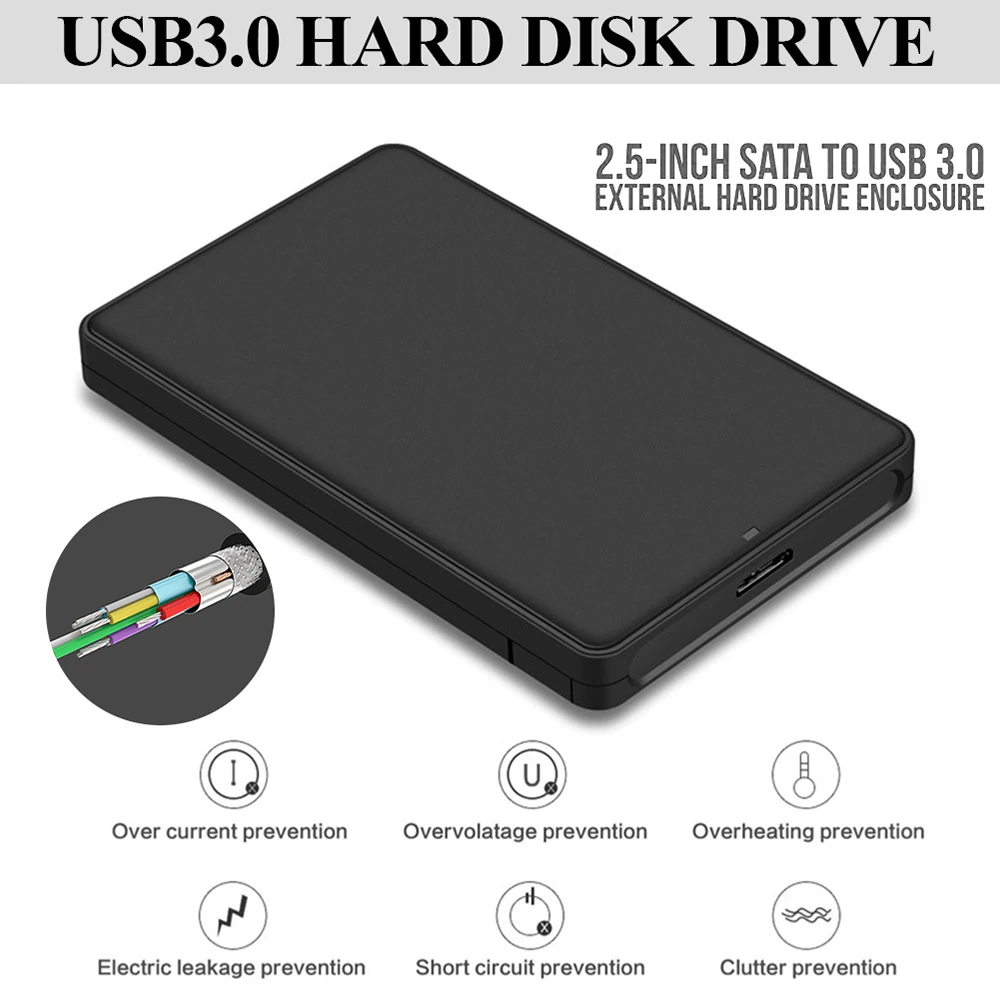 2,5 дюймов Hdd Sata к Usb 3,0 без инструментов внешний жесткий диск Корпус для Hdd Ssd чехол Nas Caddy Boitier Disque Dur 2,5 Usb 3,0