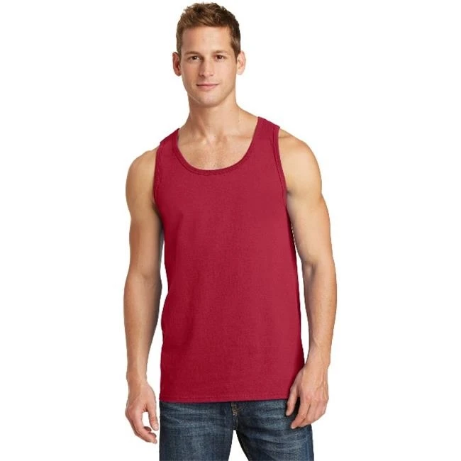 Port & Co PC54TT Core Cotton Tank Top Red - Extra Large