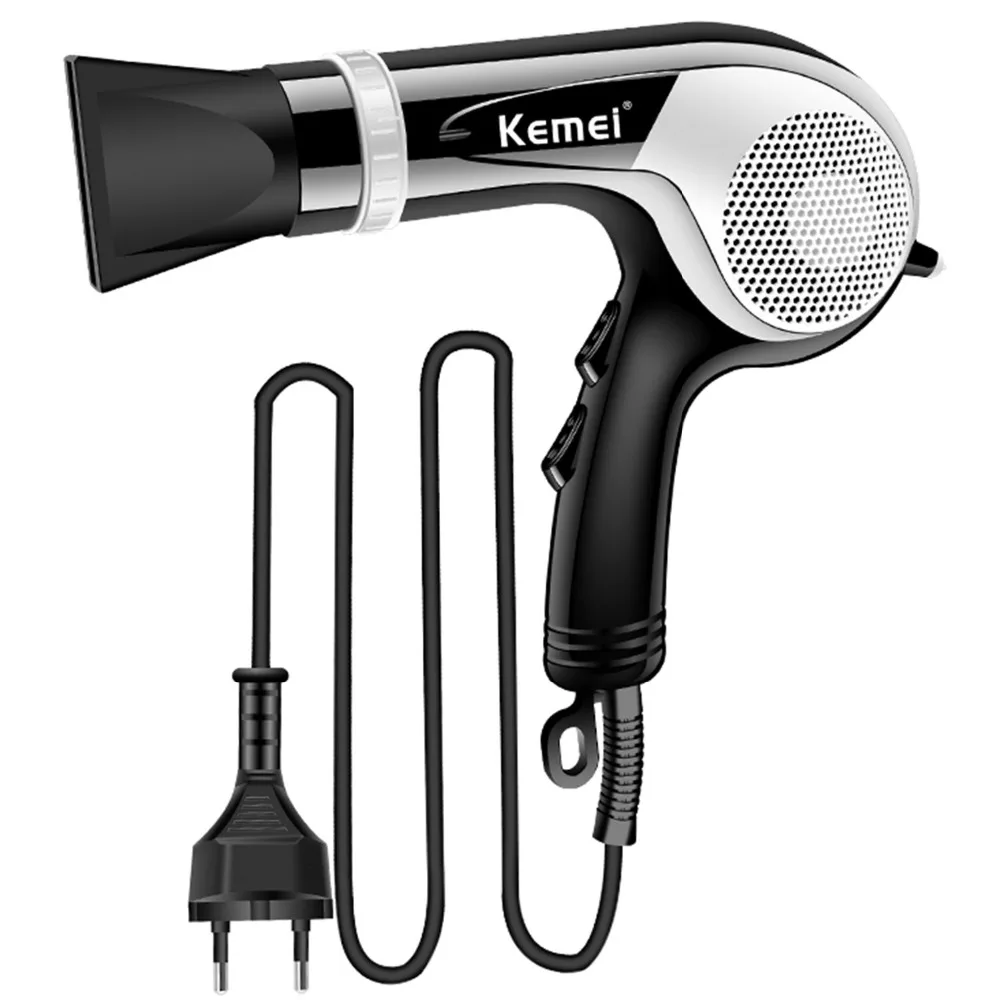 2000w Professional hair dryer blow hot cold air speed adjust with two