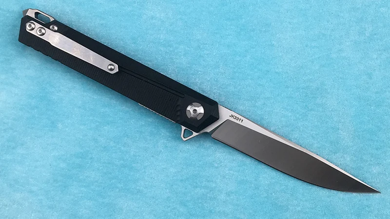 LEMIFSHE JK3311-G10 Складной Нож С флиппером D2 стальное лезвие G10+ стальная ручка для кемпинга нож для фруктов инструмент для повседневного использования