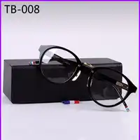นิวยอร์กแว่นตาTB008กําหนดกรอบแว่นตาผู้ชายแฟชั่นAcetateแว่นตาคอมพิวเตอร์กรอบแสงพร้อมกล่องเดิม