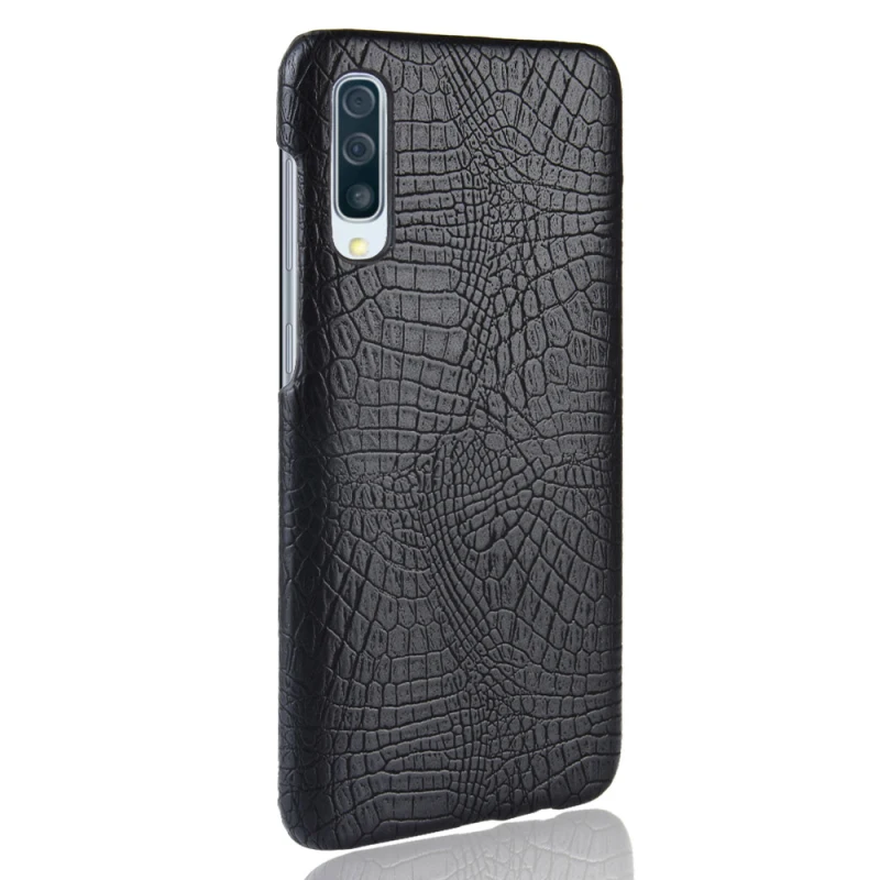 Чехол для samsung Galaxy A50 роскошные чехлы для телефонов Крокодил искусственная кожа+ Поликарбонат жесткий задняя крышка для samsung Galaxy A50 случае