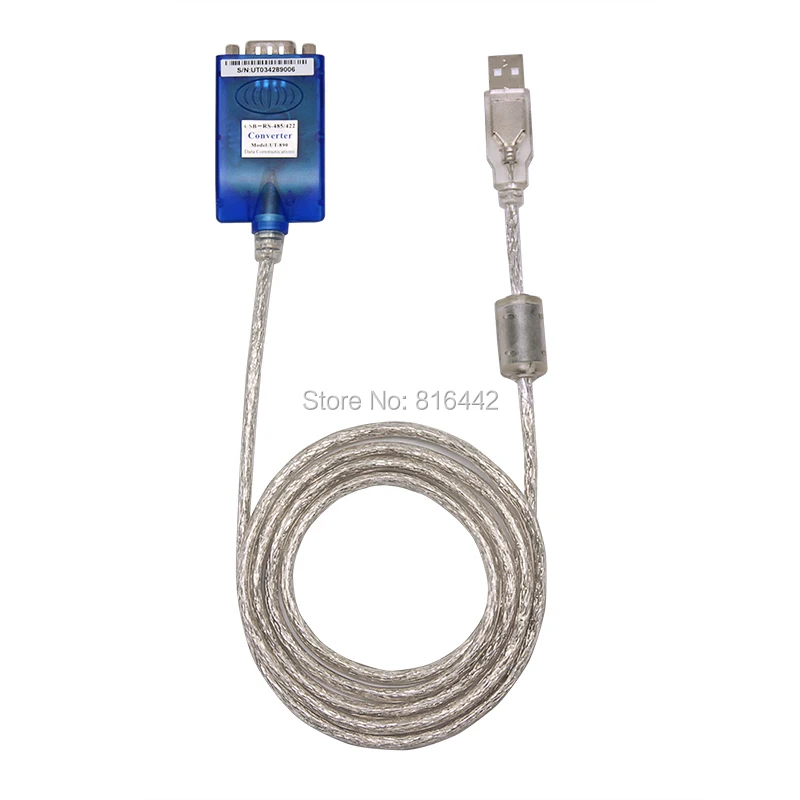 

Free Shipping UT-890 A USB transfer RS485 / 422 data lines 485 converter VER 2.0 Industrial Converter Adapter Cable